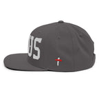 Christian Embroidered Hat in Gray with Bold Letters and Cross Design for Faithful Wearers