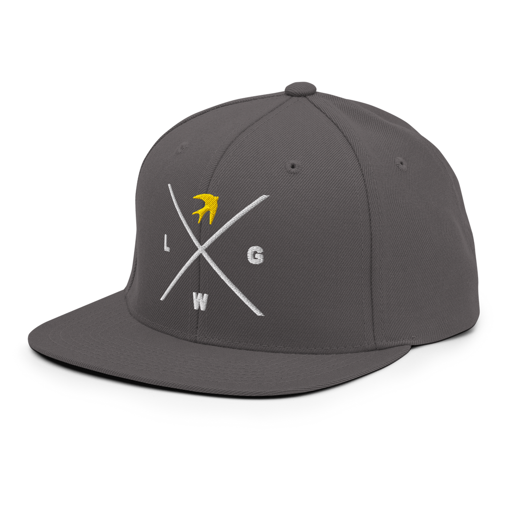 Gray cap with LWG logo, ideal for showcasing Christian Jewelry style
