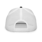 Back view of a Christian Embroidered Hat with a breathable mesh design and adjustable snapback