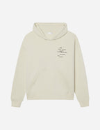 Elevated Faith Christian Hoodie in Cream with Inspirational Text and Front Pocket