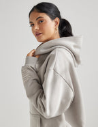 Elevated Faith Christian Hoodie in Light Gray with Comfortable Fit and Inspirational Text