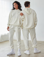 Elevated Faith Christian Hoodie in Cream with Cozy Fit for Everyday Wear