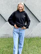 Elevated Faith Black Christian Hoodie with a Relaxed Fit and Stylish Design for Everyday Wear