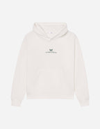 Elevated Faith Christian Hoodie in White with Butterfly Design and Inspirational Message