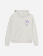Elevated Faith Christian Hoodie in light gray with a front pocket and logo design