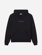 Black Elevated Faith Christian Hoodie with 'Jesus is King' print on front and a cozy design