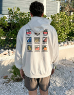 Elevated Faith Christian Hoodie featuring colorful graphic designs promoting love, peace, and kindness
