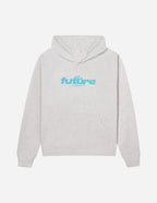 Elevated Faith Christian Hoodie in grey with printed design 'the future is bright' on the front
