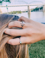 Elevated Faith Christian Jewelry Ring with Cross Design and Elegant Minimalist Style