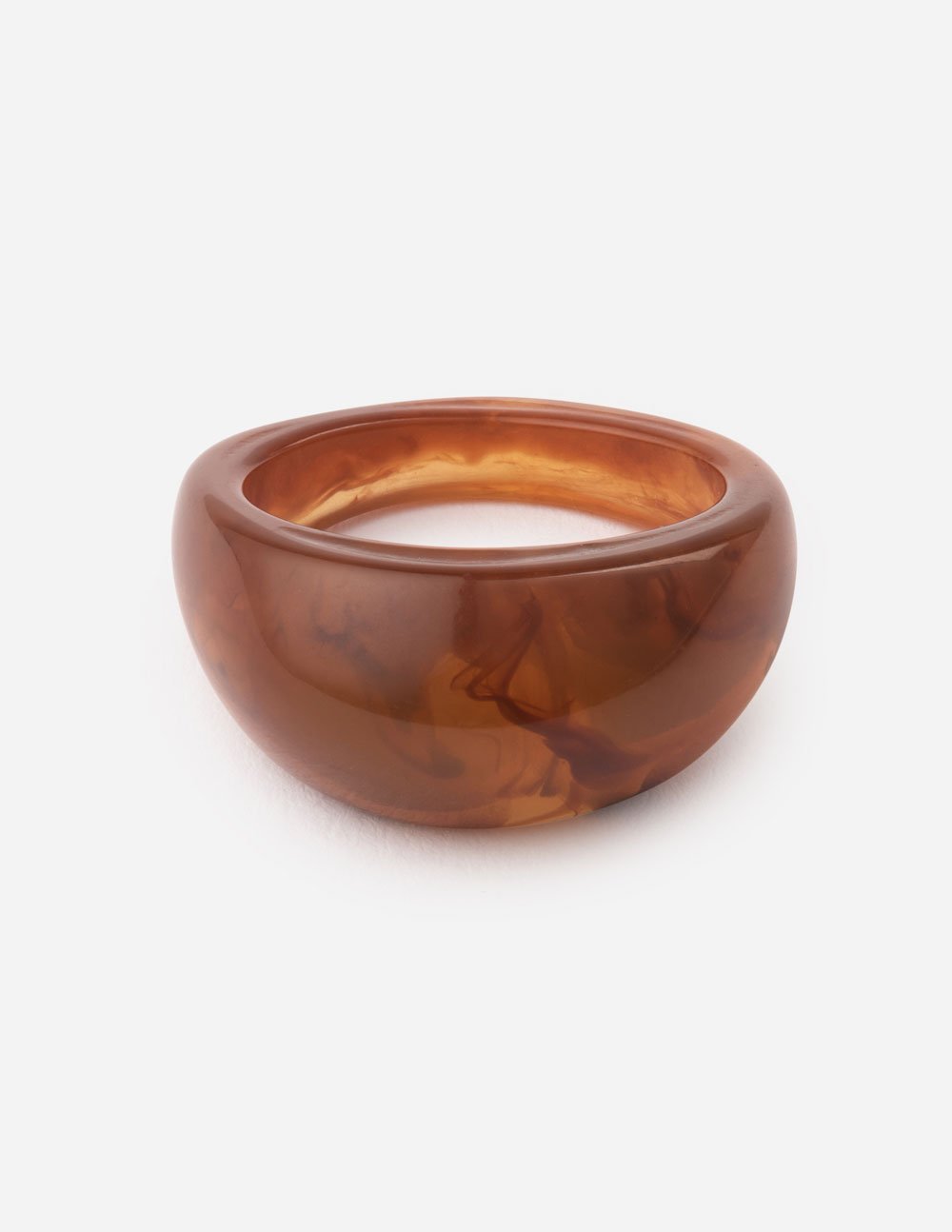 Elevated Faith Brown Resin Ring for Women, a Stylish Piece of Christian Jewelry