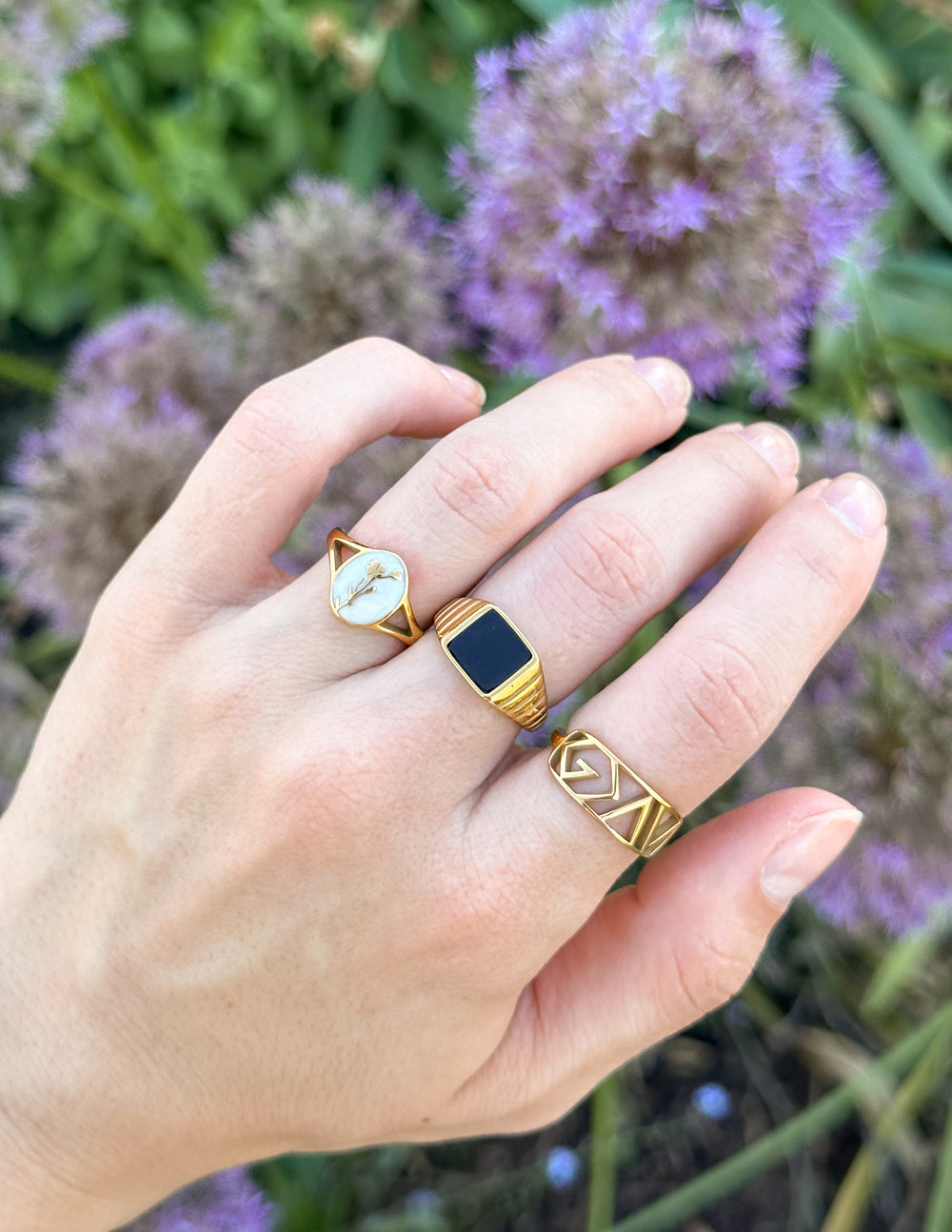 Elevated Faith Elegant Gold Rings Set featuring Unique Styles for Christian Jewelry Lovers