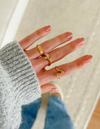 Stylish Elevated Faith rings worn on fingers showcasing elegant design perfect for Christian Jewelry