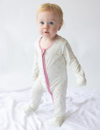 Elevated Faith Christian Kids Apparel White Onesie with Colorful Heart Patterns for Infants