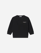 Elevated Faith Black Kids Crewneck Sweatshirt for Stylish Christian Kids Apparel