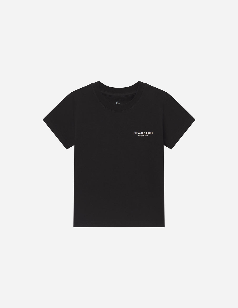 Elevated Faith Kids T-Shirt in Black, perfect for Christian Kids Apparel enthusiasts