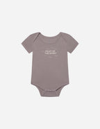 Elevated Faith Christian Kids Apparel Onesie in Light Gray with Fruit of the Spirit Design