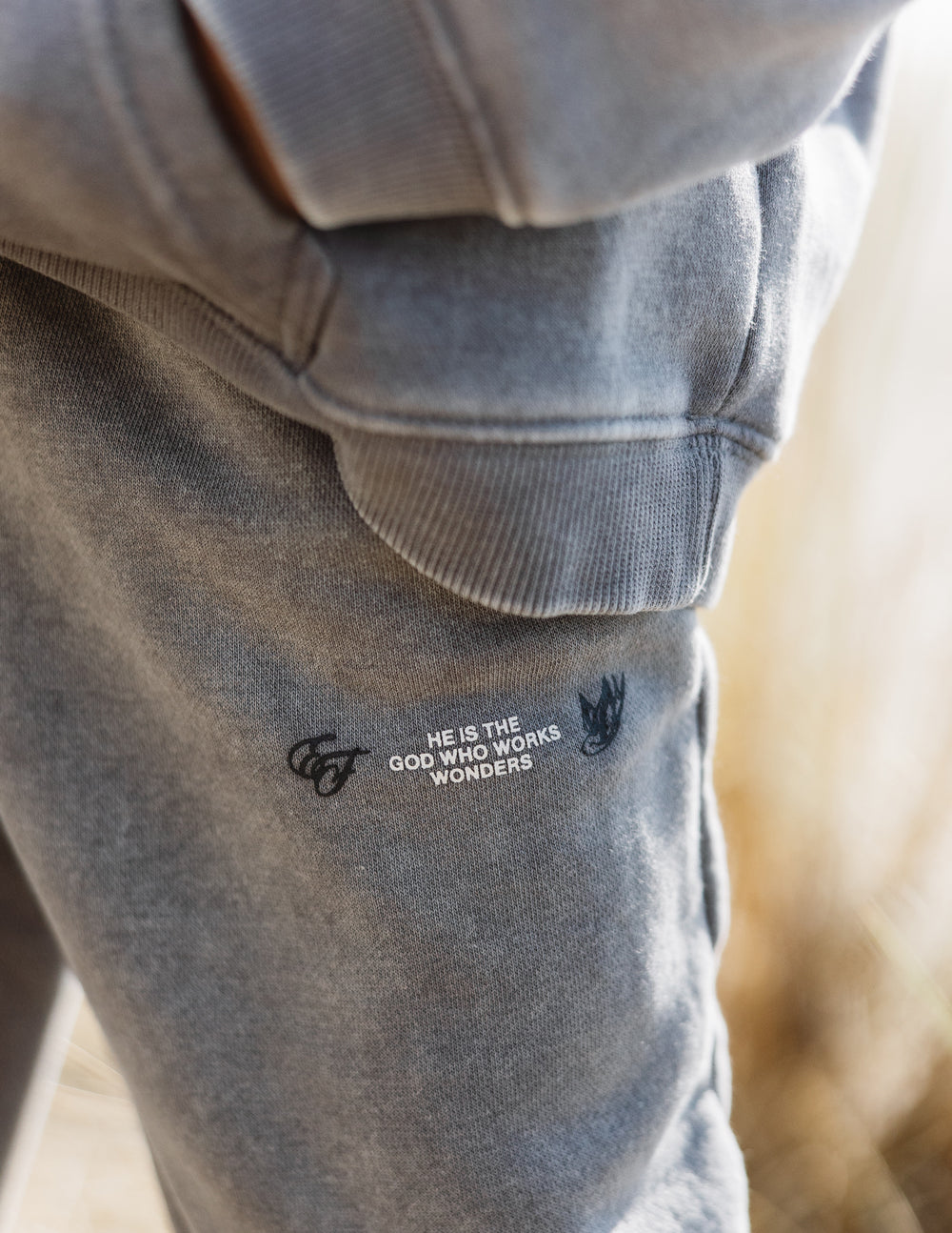 Elevated Faith Kids Sweatpants featuring inspirational quote in Christian Kids Apparel design