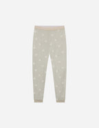 Elevated Faith Kids Pajama Pants in light gray with bird patterns, perfect Christian Kids Apparel
