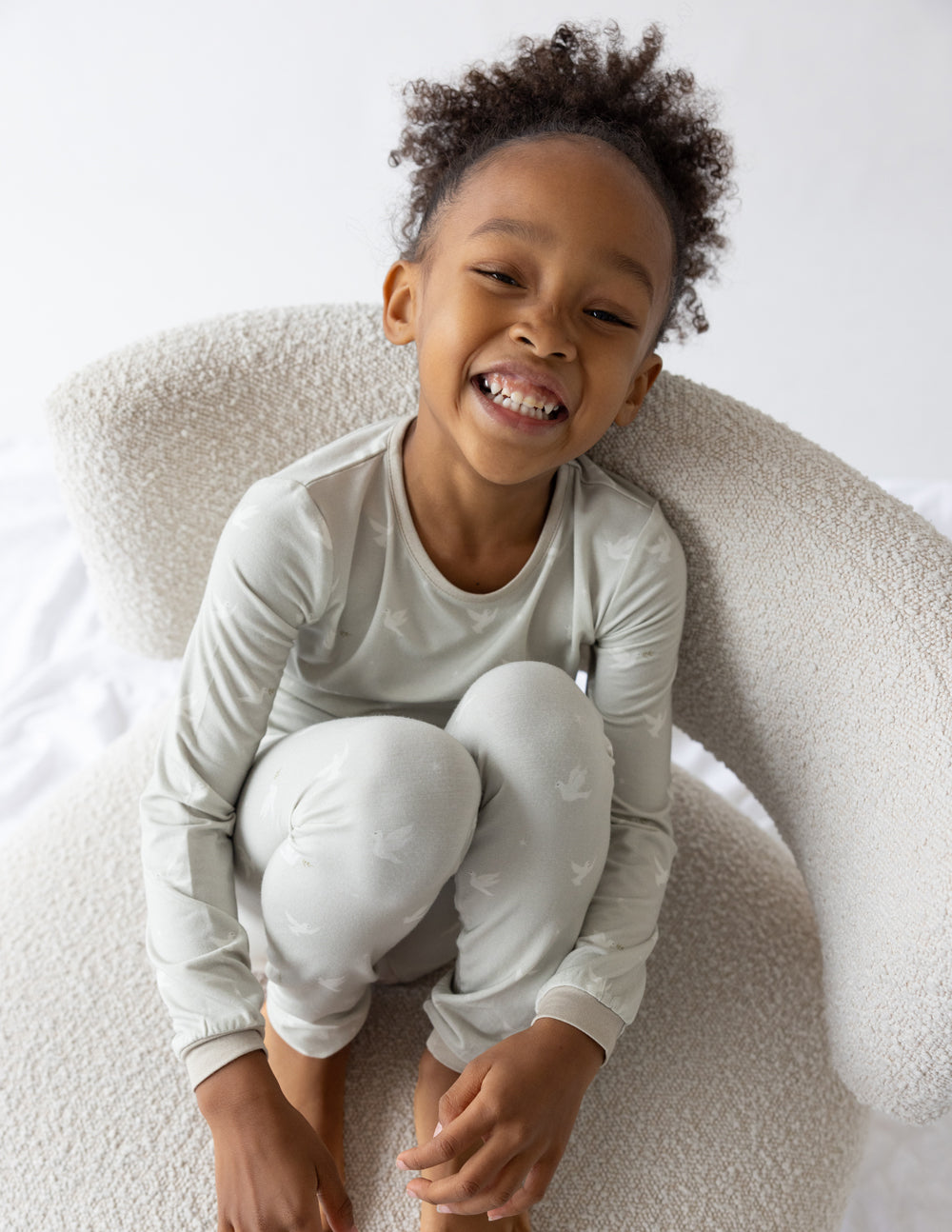 Elevated Faith Christian Kids Apparel Light Green Pajama Set for Comfortable Sleepwear
