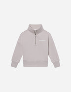Elevated Faith Kids Jacket in light gray featuring a zip collar, perfect for Christian Kids Apparel