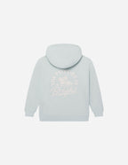 Light Blue Kids Hoodie from Elevated Faith featuring 'The Future is Bright' design, perfect for Christian Kids Apparel