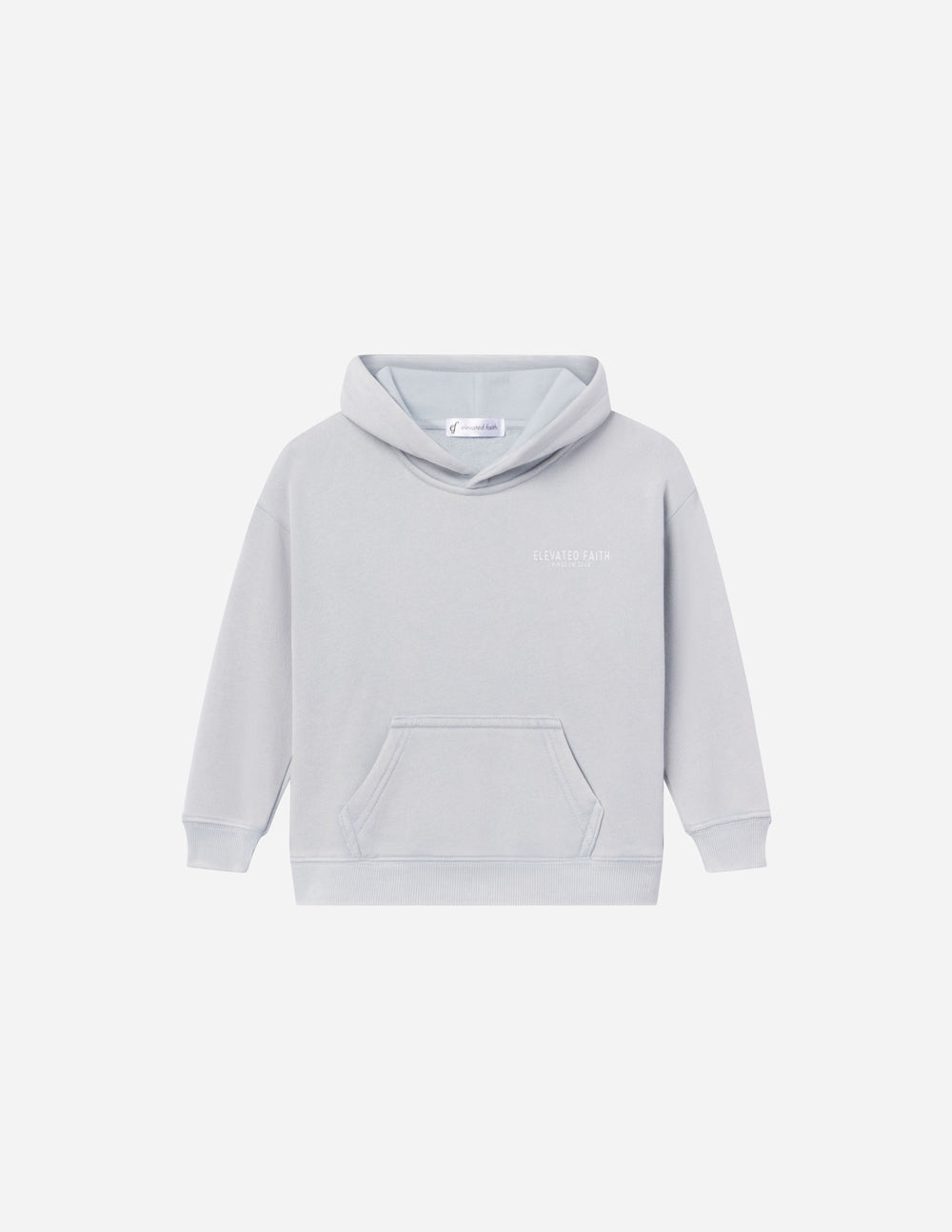 Light Gray Elevated Faith Kids Hoodie for Comfort and Style in Christian Kids Apparel