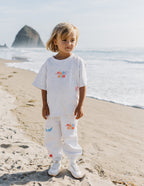 Elevated Faith Christian Kids Apparel T-Shirt in Gray with 'Made New' Print for Children