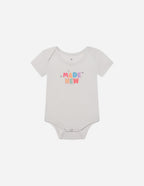 Elevated Faith Made New Onesie for Infants in Soft Fabric - Ideal Christian Kids Apparel