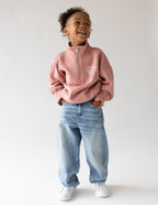 Elevated Faith Kids Jacket in Soft Pink, Perfect for Christian Kids Apparel and Everyday Wear