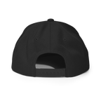 Black snapback cap from RepThe1 Apparel featuring a comfortable fit, ideal for casual wear