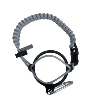 COLDEST paracord handle for wide mouth water bottles in Glowie Grey