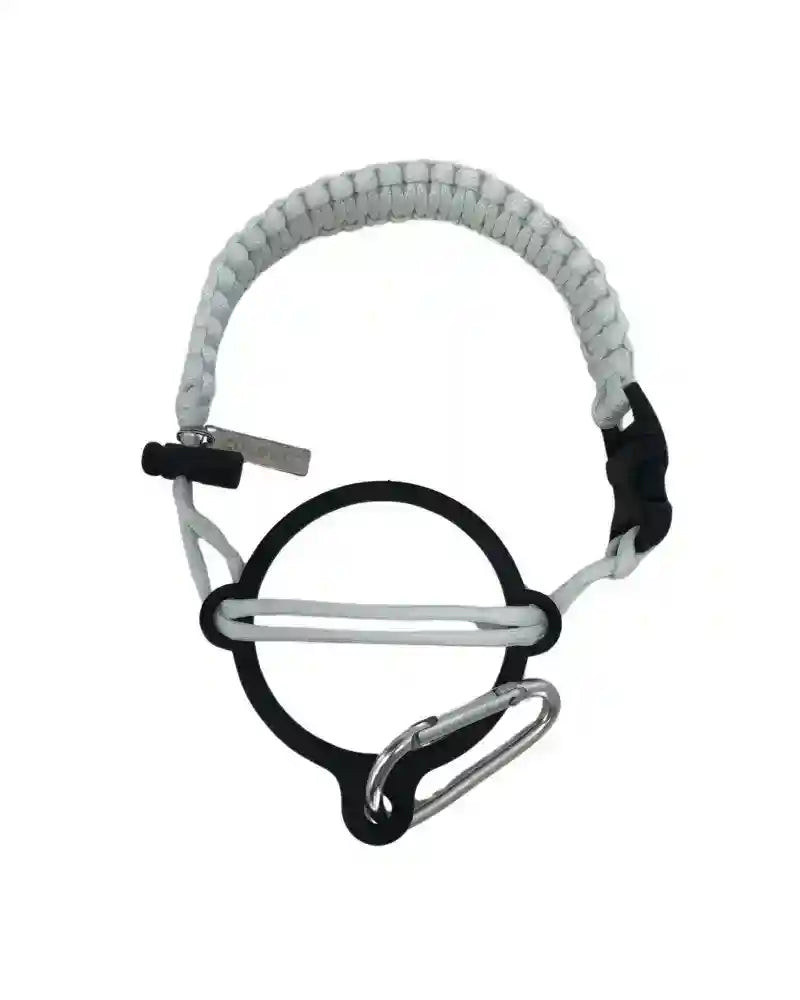 COLDEST paracord handle for wide mouth water bottles in Glowie White