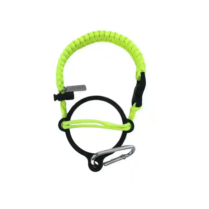 COLDEST paracord handle for wide mouth water bottles in Glowie Lemon Green