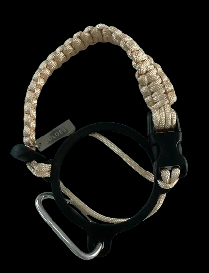 COLDEST paracord handle for wide mouth water bottles in Thieves Gold
