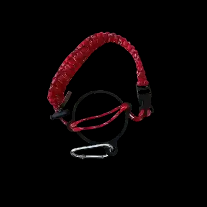 COLDEST paracord handle for wide mouth water bottles in SantaRed