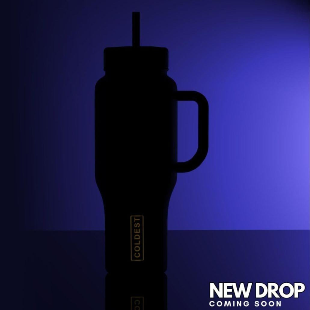 COLDEST 36oz Limitless Ultra v8 insulated tumbler in Purple Nova Ultra design