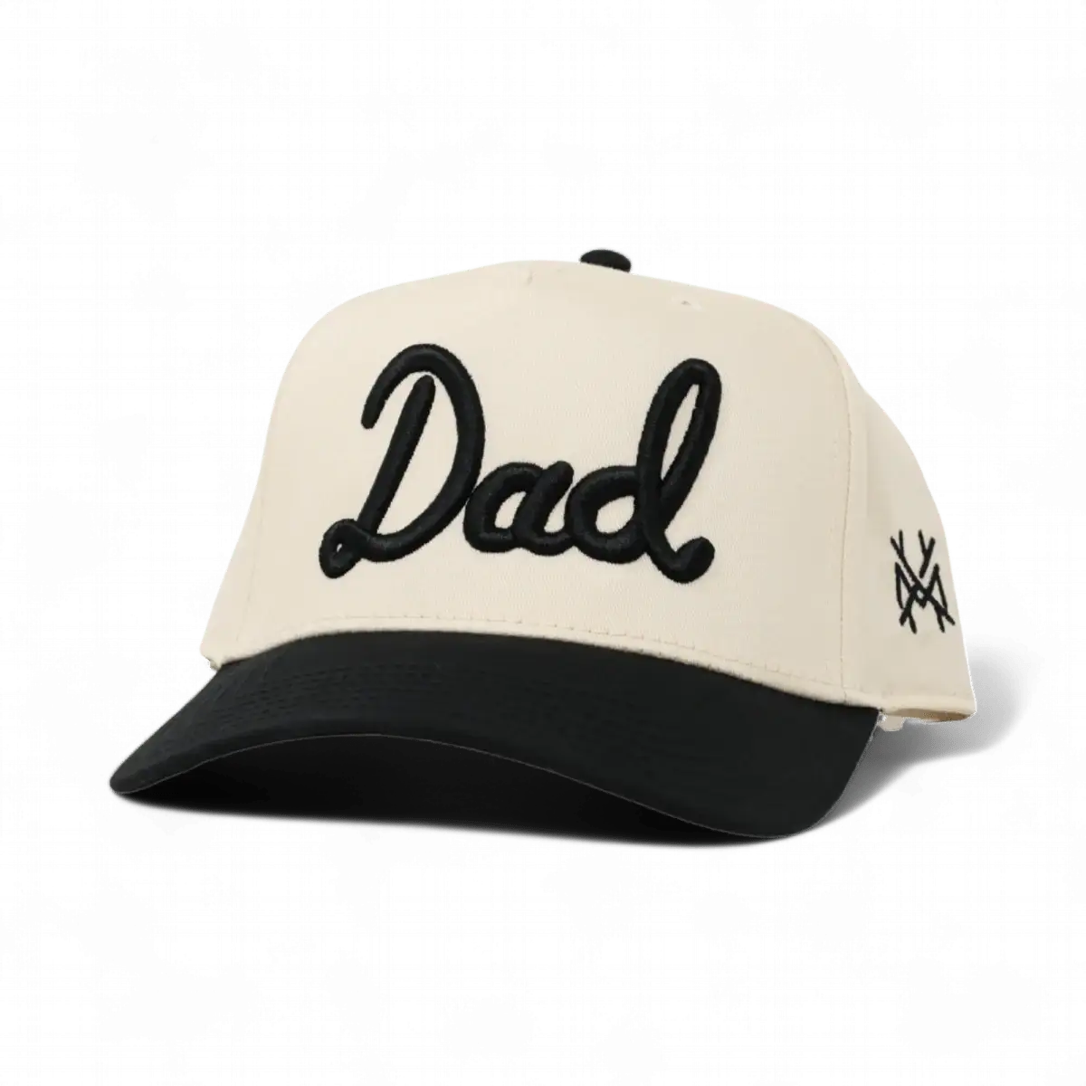 Dad Funny Embroidered Snapback Hat in Retro Black/Natural – Ivy + Cloth