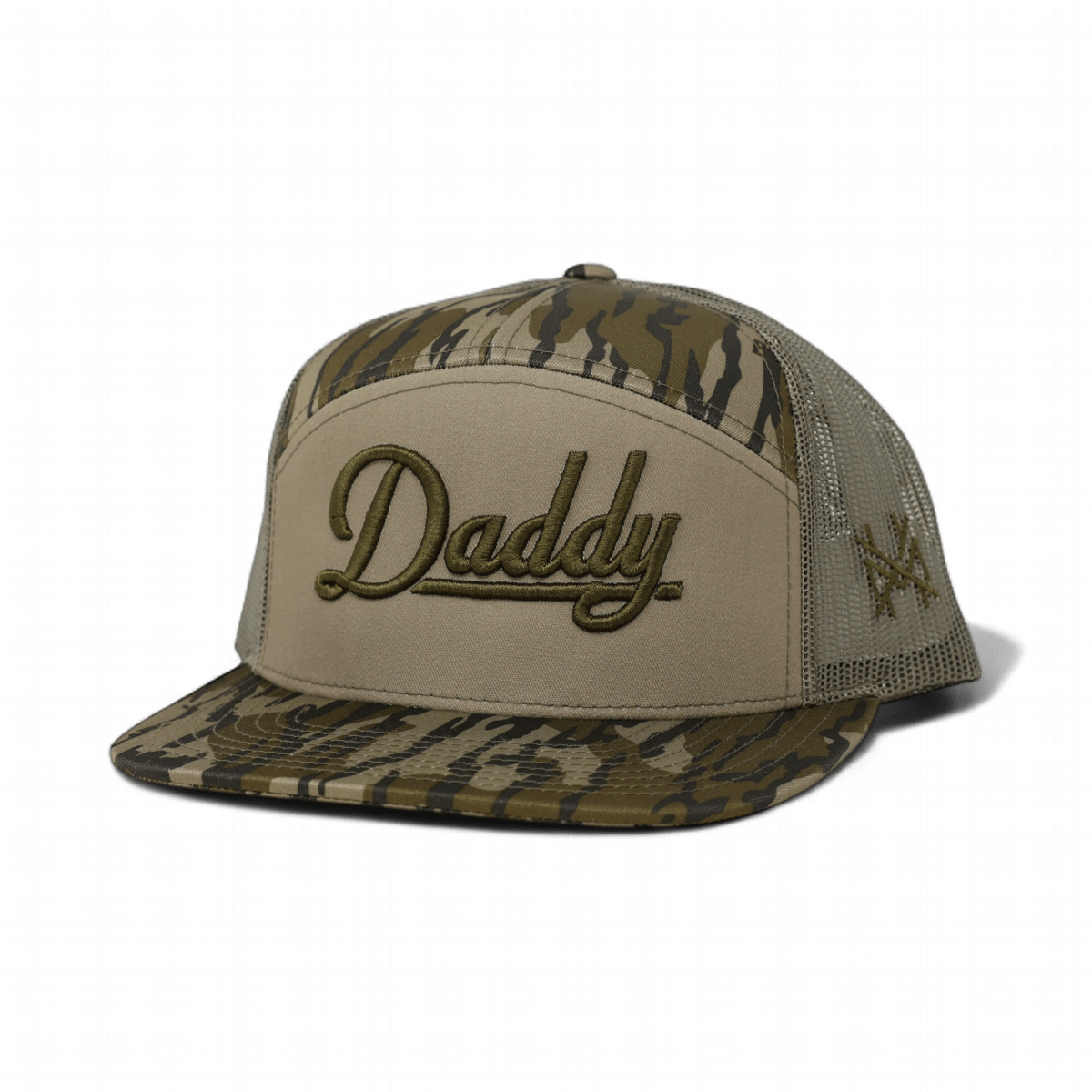 Daddy Funny Embroidered Hat in 7 Panel Bottomland/Loden – Ivy + Cloth