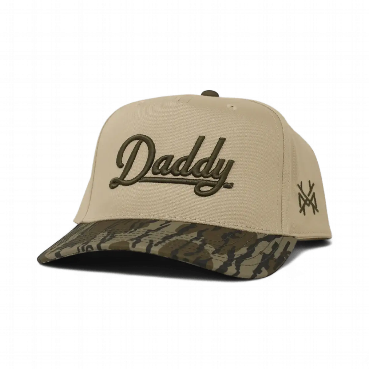 Daddy Funny Embroidered Hat in Retro Bottomland/Khaki – Ivy + Cloth