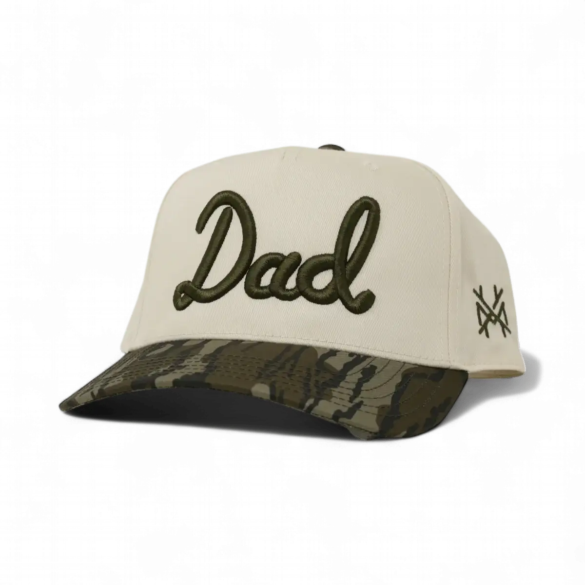 Dad Funny Embroidered Snapback Hat in Retro Mossy Oak Bottomland/Natural – Ivy + Cloth