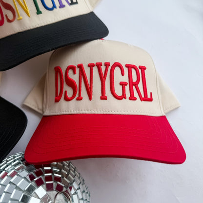 DSNYGRL Funny Embroidered Trucker Hat – Ivy + Cloth