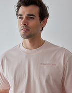 Elevated Faith Christian Apparel T-Shirt in Soft Pink with Minimalist Design for Casual Wear