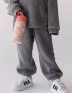 Elevated Faith Kids Water Bottle in Pink with 'You Are So Loved' Design for Christian Kids Apparel