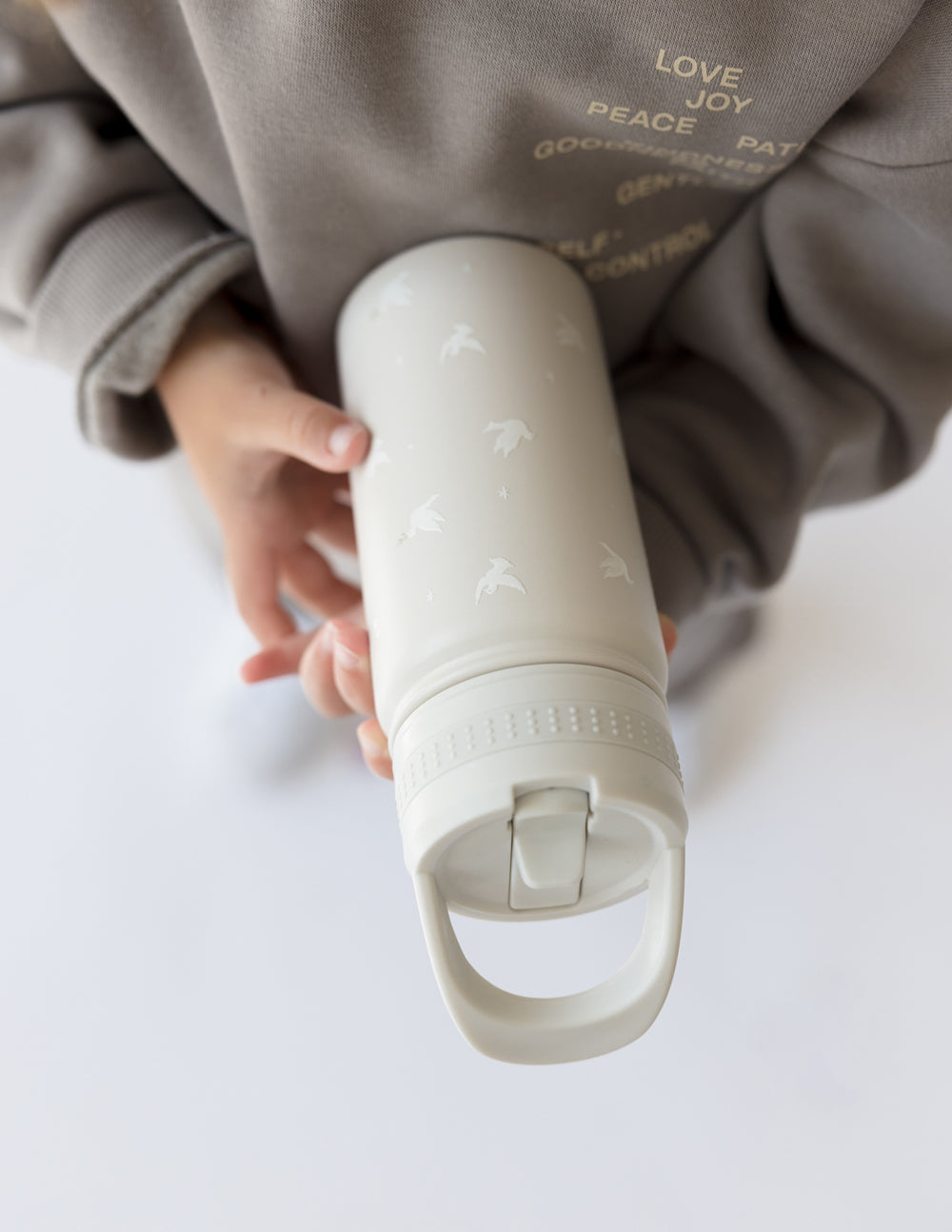 Elevated Faith Kids Water Bottle with Easy Flip Top, ideal for Christian Kids Apparel