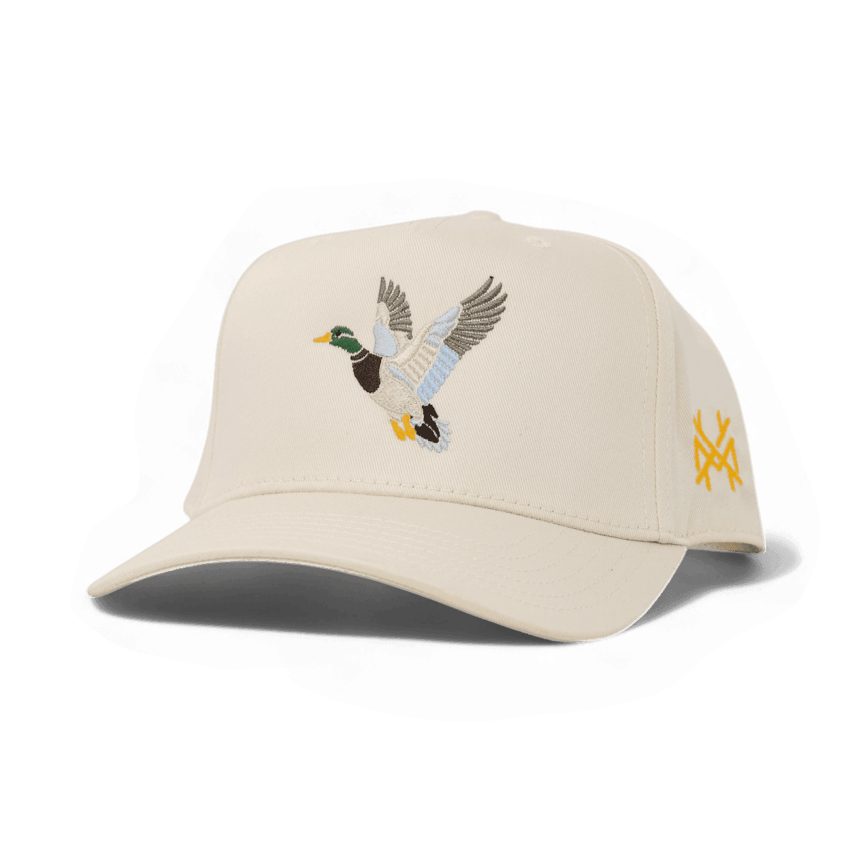Flyaway Duck Funny Embroidered Snapback Hat in Retro Natural – Ivy + Cloth