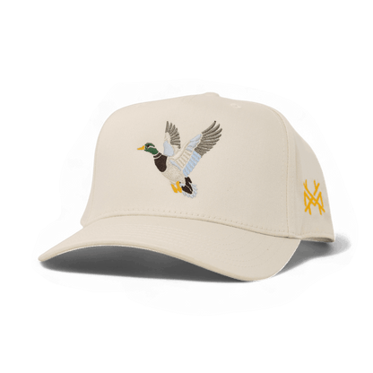 Flyaway Duck Funny Embroidered Snapback Hat in Retro Natural – Ivy + Cloth