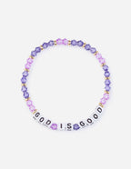 Elevated Faith Christian Jewelry Bracelet with colorful beads spelling 'GOD IS GOOD'