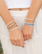 Set of colorful string bracelets by Elevated Faith, stylish Christian Bracelet for daily wear