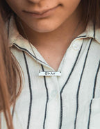 Elevated Faith Christian Jewelry Silver Bar Necklace with Inspirational Engraving