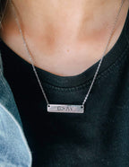 Elevated Faith Christian Jewelry Necklace with Inspirational Engraving on a Silver Chain